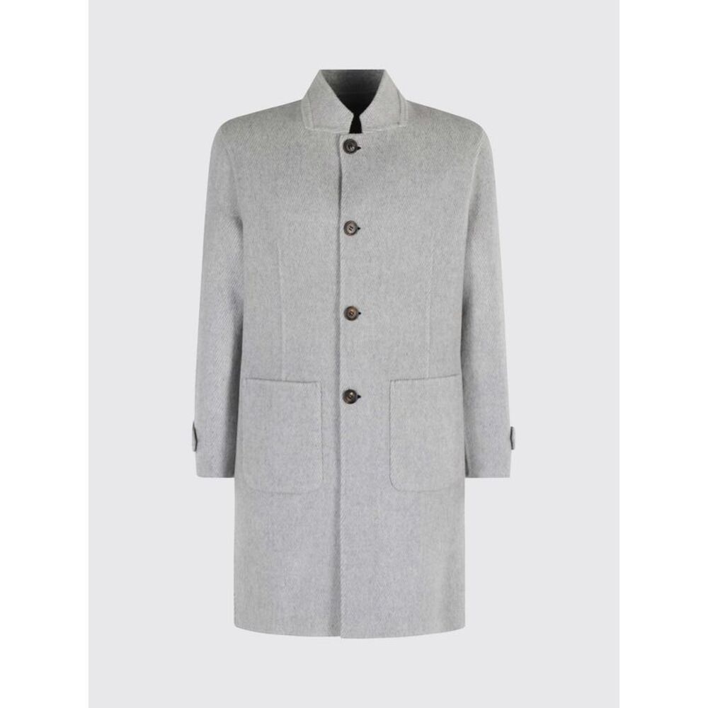 Eleventy Coat Men Grey